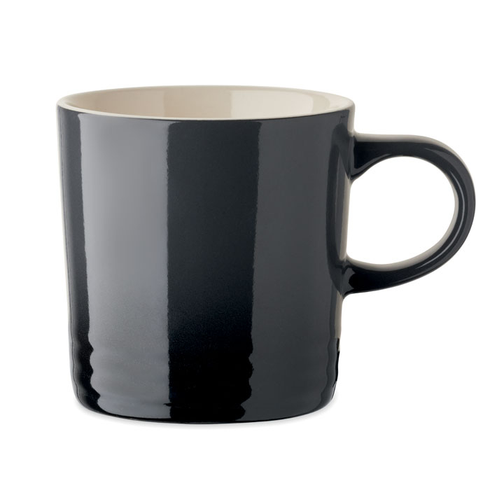 Mug publicitaire 290ml en céramique Orot gris pierre